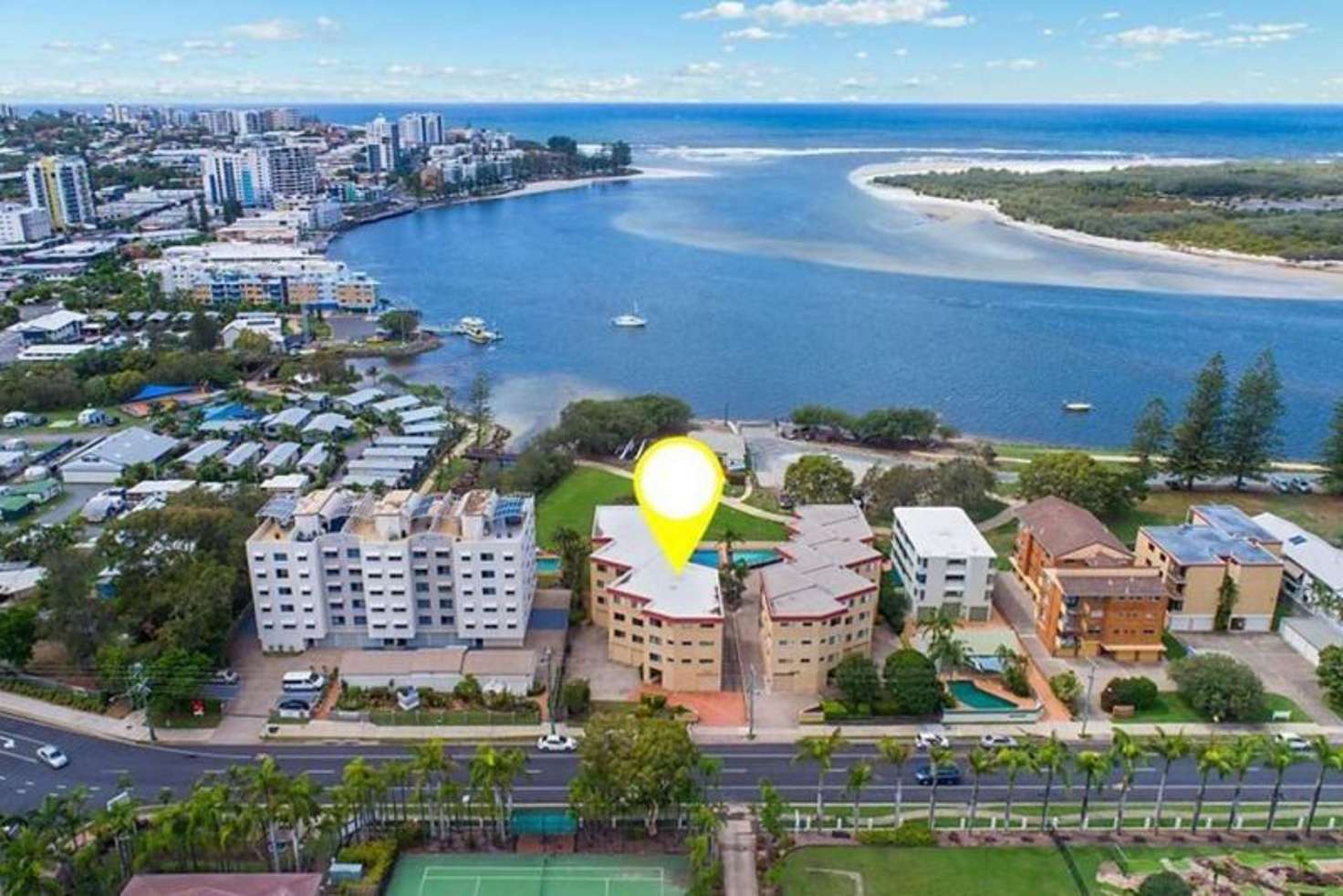 Main view of Homely unit listing, 9/7 Landsborough Parade, Golden Beach QLD 4551