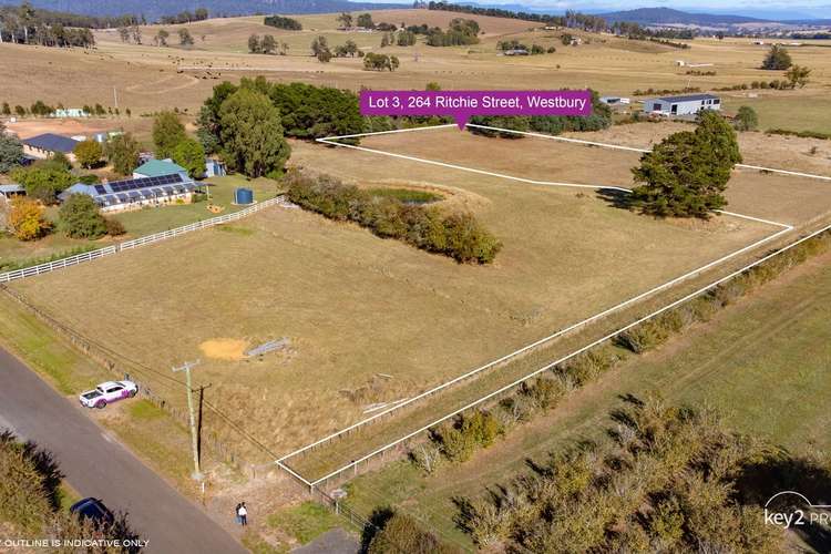 Main view of Homely residentialLand listing, Lot 3, 264 Ritchie Street, Westbury TAS 7303