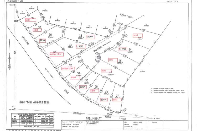 Main view of Homely residentialLand listing, Lot 34 Maddison Ave, Corowa NSW 2646