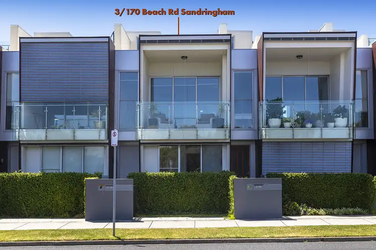 Second view of Homely townhouse listing, Unit 3/170 Beach Rd, Sandringham VIC 3191