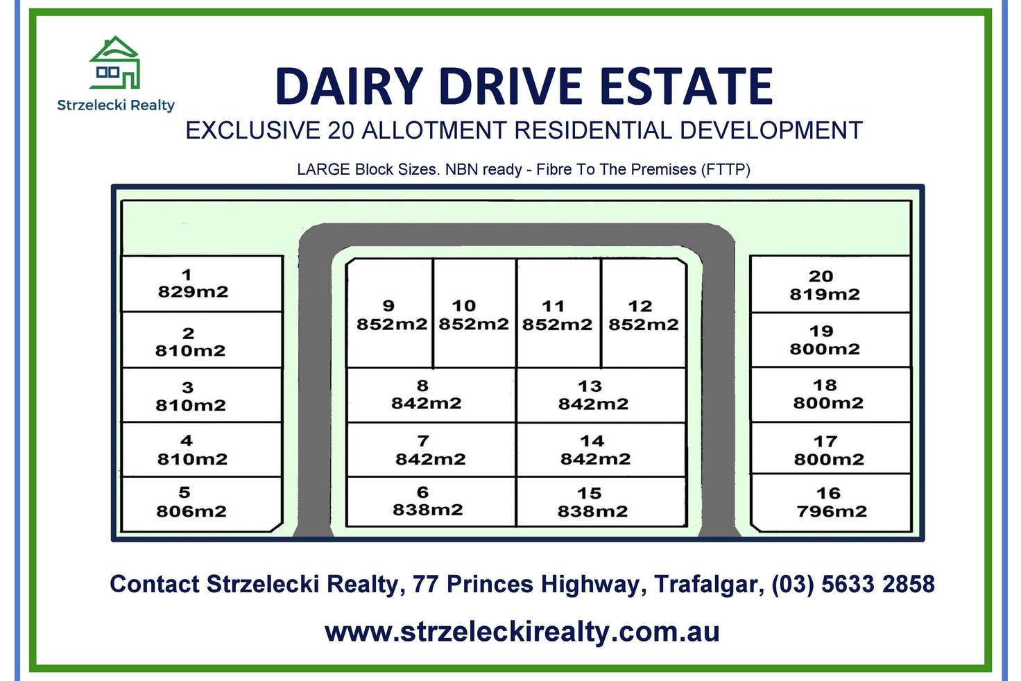 Main view of Homely residentialLand listing, LOT 20 Dairy Drive Estate, Trafalgar VIC 3824