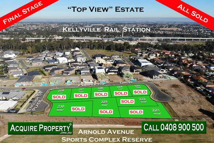 Main view of Homely residentialLand listing, 4 English Ivy Pl, Kellyville NSW 2155