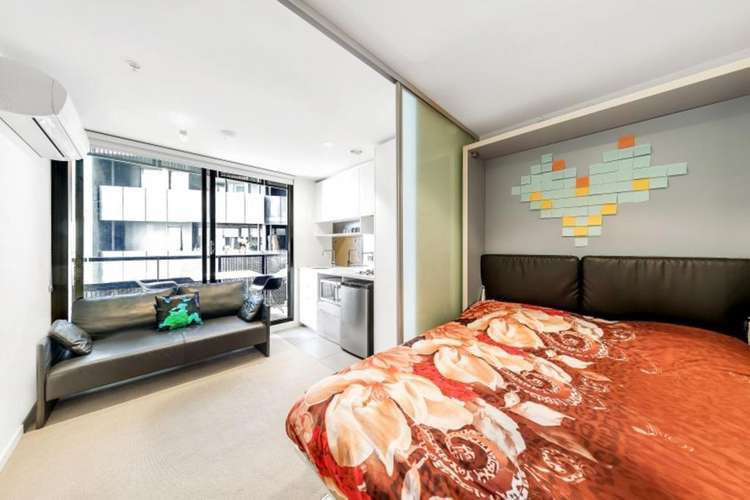 Main view of Homely apartment listing, Unit 403/243 Franklin St, Melbourne VIC 3000