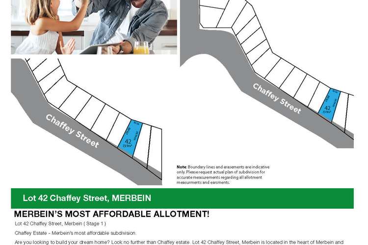 Third view of Homely residentialLand listing, Lot/42 Chaffey St, Merbein VIC 3505