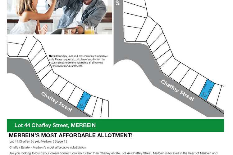 Third view of Homely residentialLand listing, Lot/44 Chaffey Street, Merbein VIC 3505