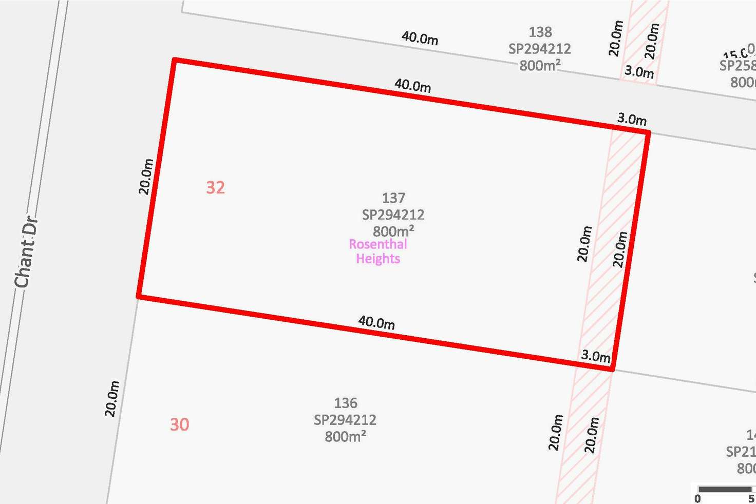 Main view of Homely residentialLand listing, Lot 137 Chant Drive, Rosenthal Heights QLD 4370