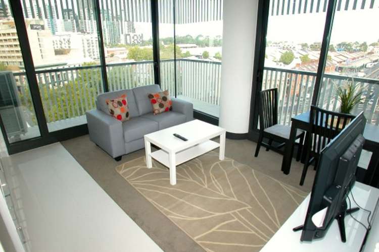 Main view of Homely apartment listing, 608/6 Leicester Street, Carlton VIC 3053