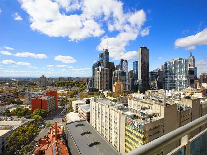 Second view of Homely apartment listing, 2303/483 Swanston Street, Melbourne VIC 3000