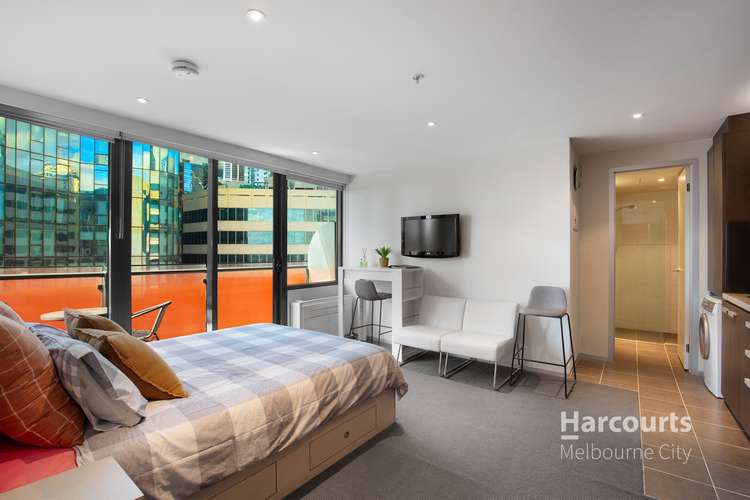 Main view of Homely apartment listing, 2407/181 Abeckett Street, Melbourne VIC 3000