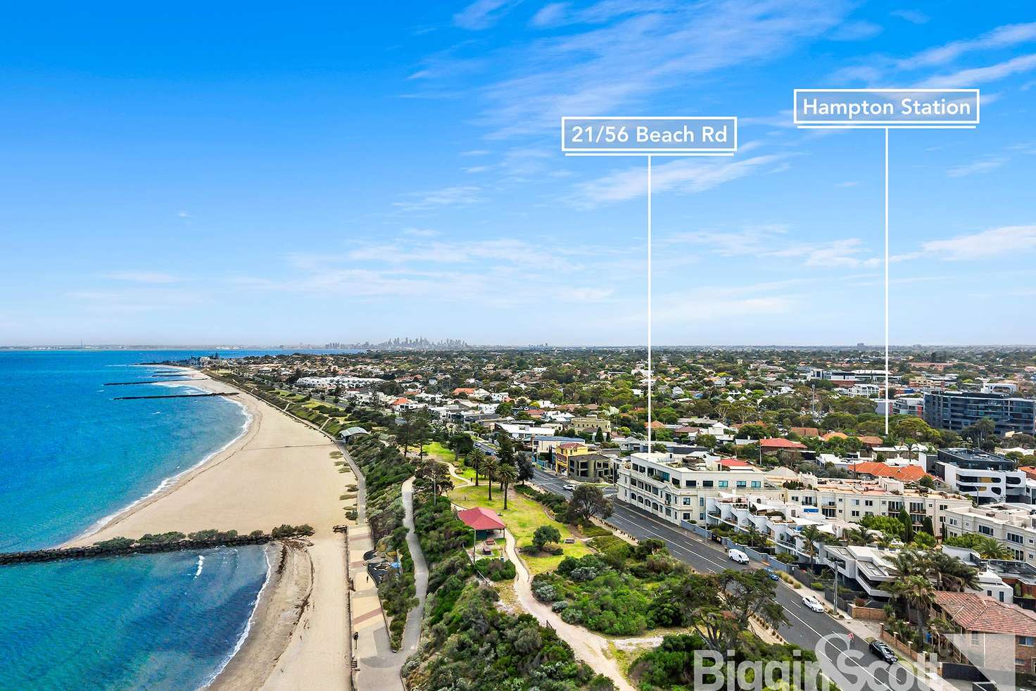 Main view of Homely apartment listing, 21/56 Beach Road, Hampton VIC 3188