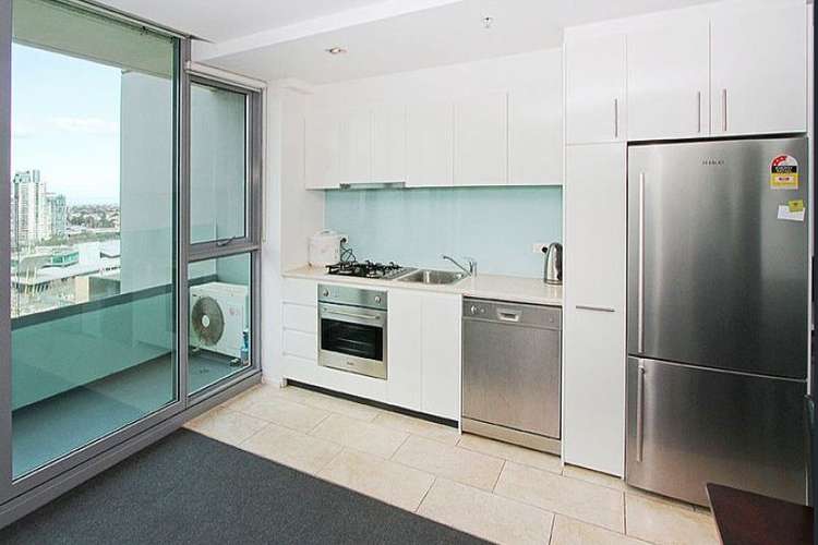 Second view of Homely apartment listing, 2210/8 Downie Street, Melbourne VIC 3000