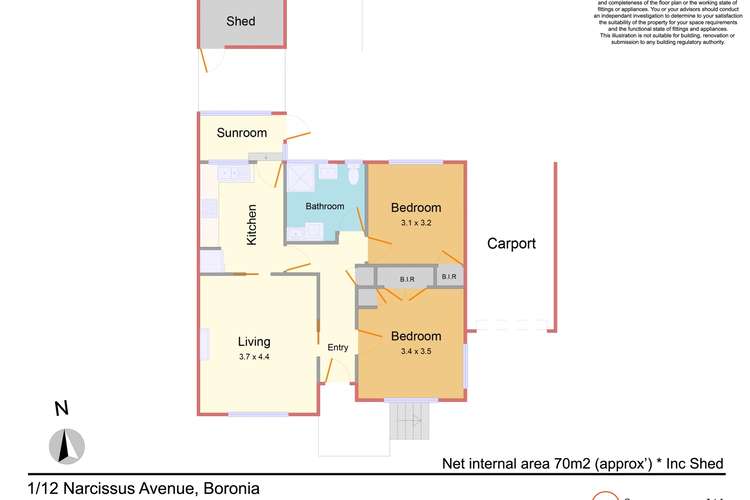 Second view of Homely unit listing, 1/12 Narcissus Avenue, Boronia VIC 3155