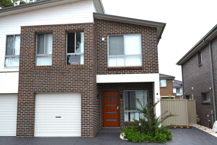 Main view of Homely townhouse listing, 8 Moyle Glade, Quakers Hill NSW 2763