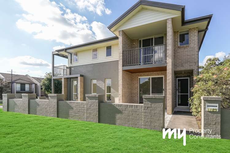 Main view of Homely terrace listing, 1/23 Fairchild Road, Campbelltown NSW 2560