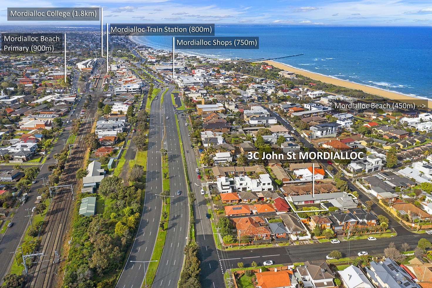 Main view of Homely unit listing, 3c John Street, Mordialloc VIC 3195