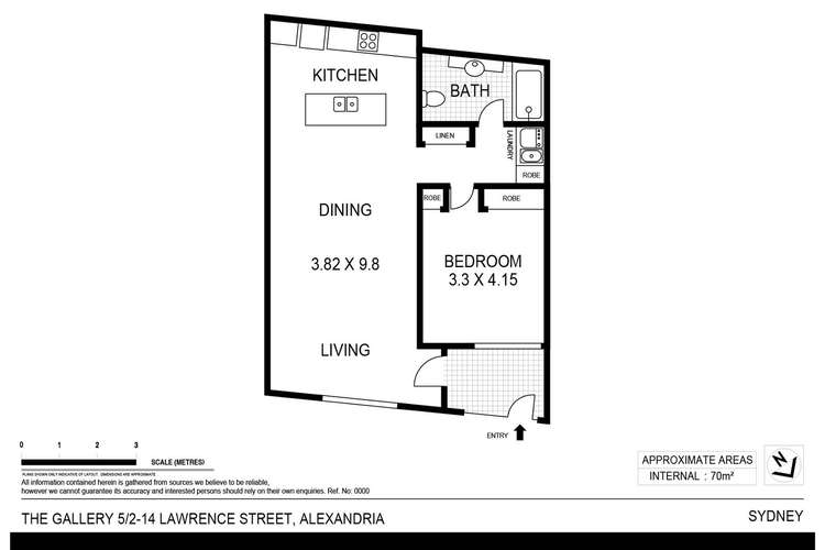 Third view of Homely apartment listing, 5/2-14 Lawrence Street, Alexandria NSW 2015