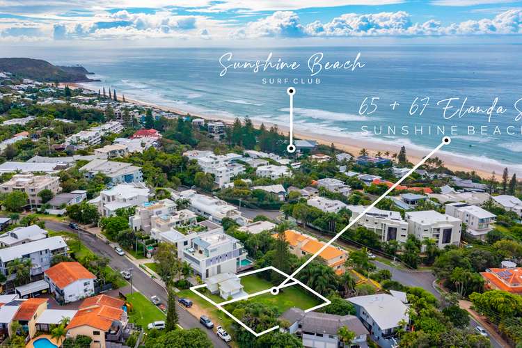 Main view of Homely residentialLand listing, 65-67 Elanda Street, Sunshine Beach QLD 4567