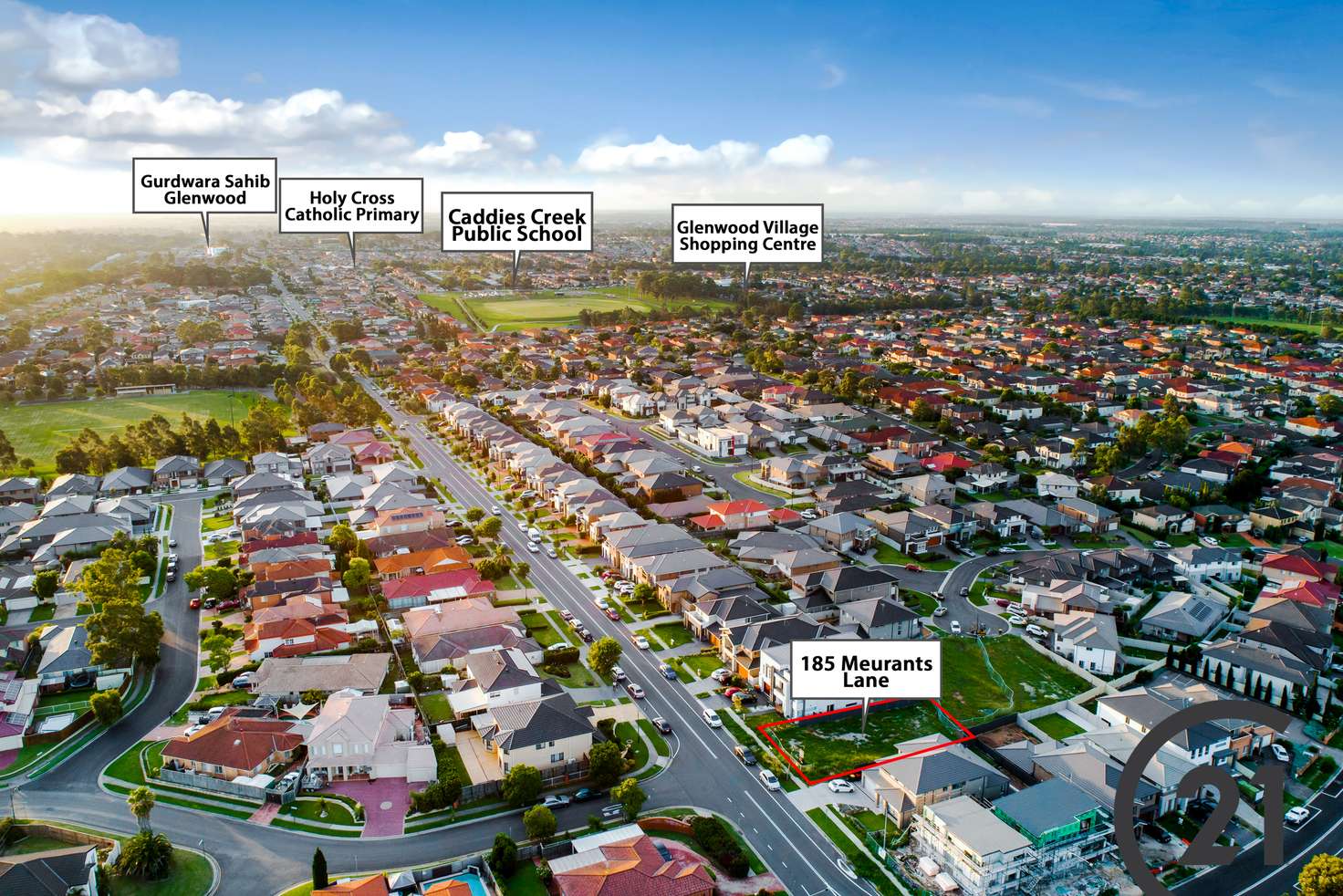 Main view of Homely residentialLand listing, 185 Meurants Lane, Glenwood NSW 2768