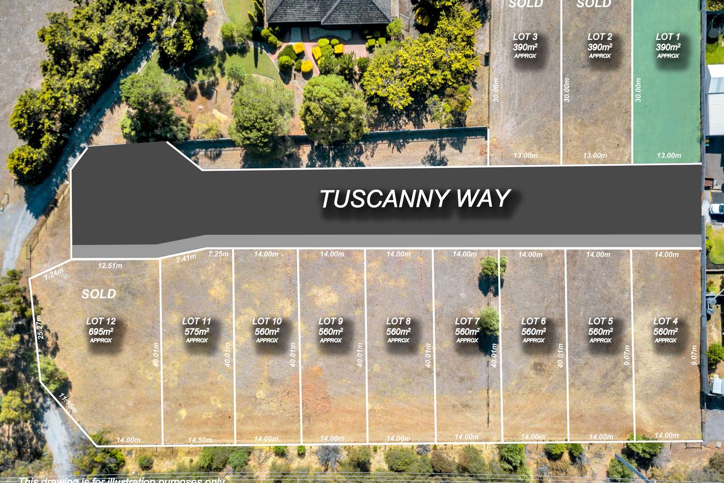 Main view of Homely residentialLand listing, Lot 1 Tuscanny Way, Woodcroft SA 5162