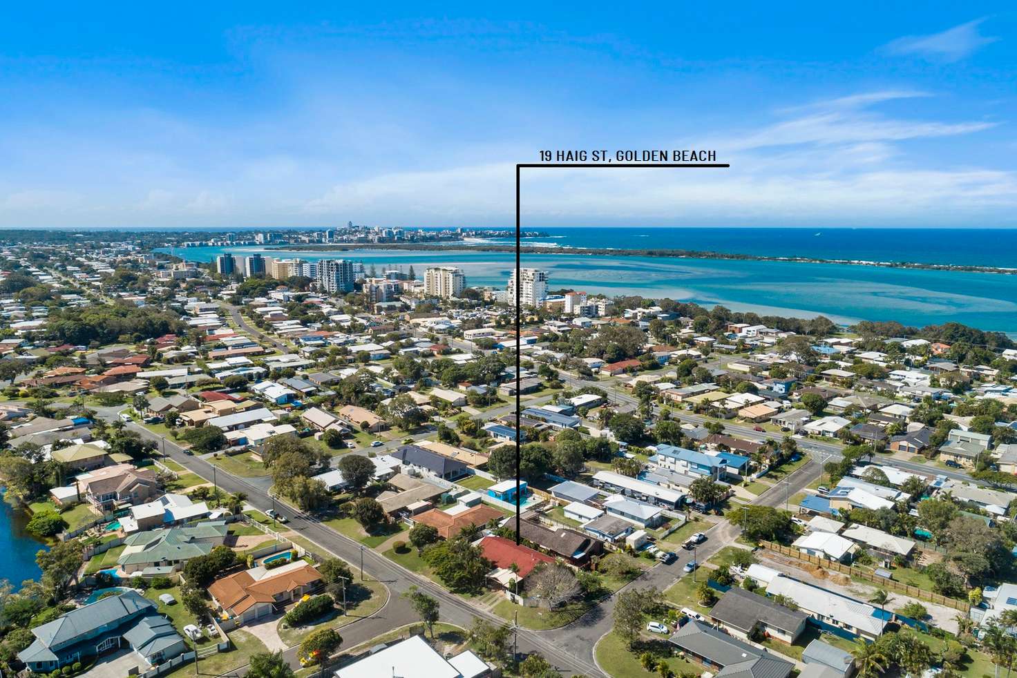 Main view of Homely house listing, 19 Haig Street, Golden Beach QLD 4551