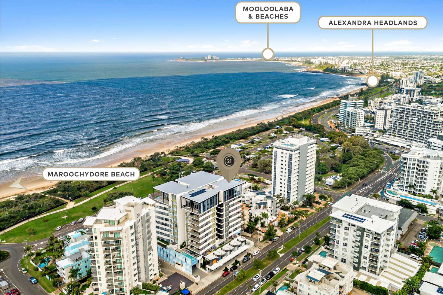 Main view of Homely unit listing, 405/67-71 Sixth Avenue, Maroochydore QLD 4558