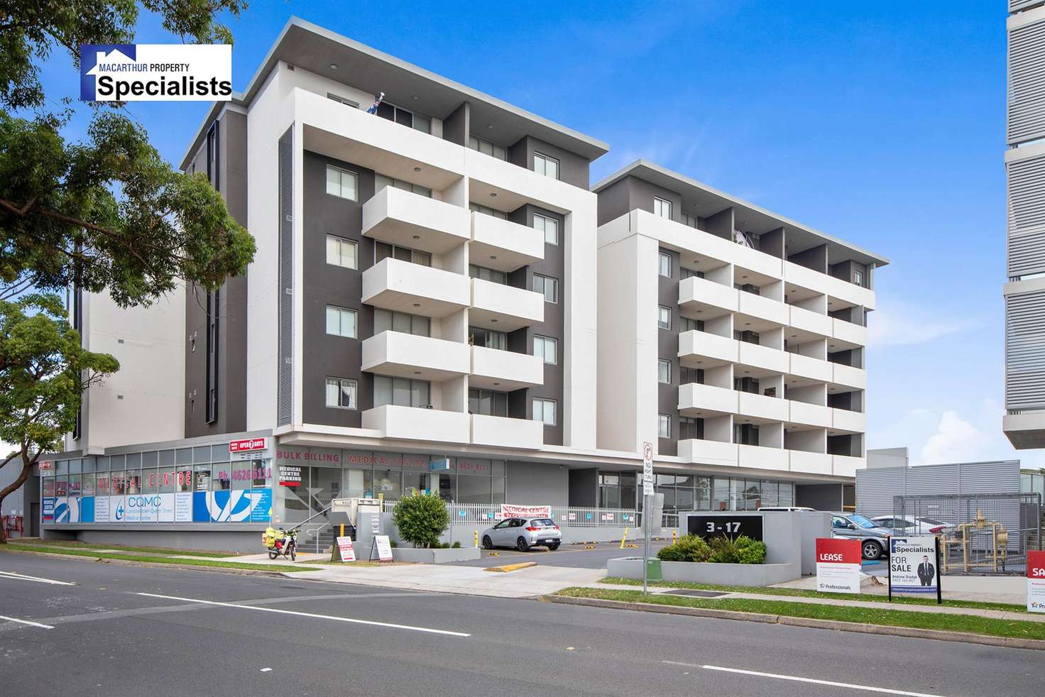Main view of Homely unit listing, 22/3-17 Queen  Street, Campbelltown NSW 2560