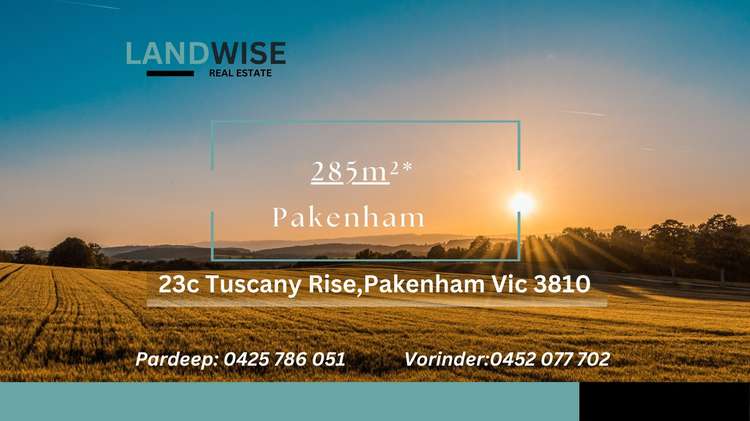 Main view of Homely residentialLand listing, 23 Tuscany Rise, Pakenham VIC 3810