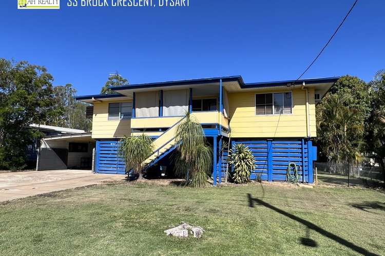 Main view of Homely house listing, 33 Brock Crescent, Dysart QLD 4745