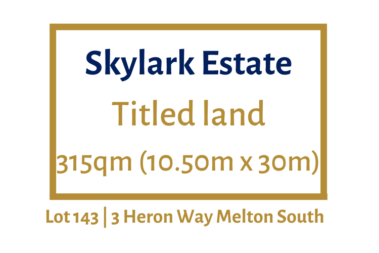 3 Heron Way, Melton South VIC 3338