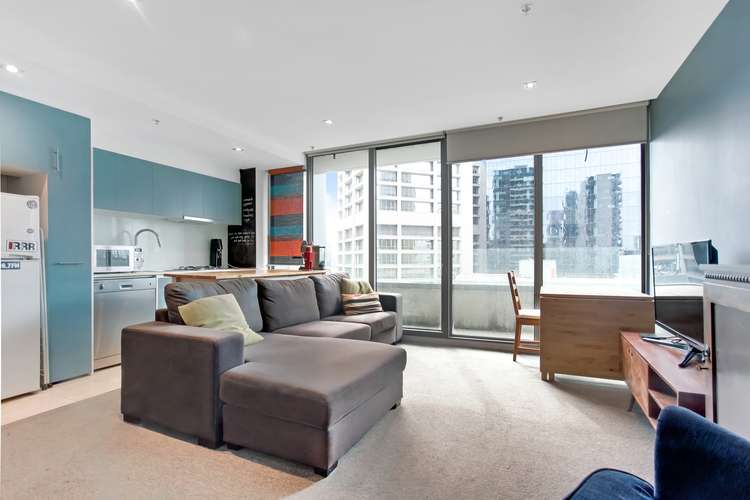 Main view of Homely apartment listing, 1302/8 Downie Street, Melbourne VIC 3000