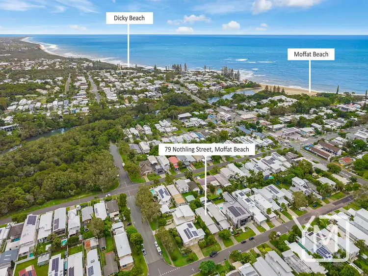 Second view of Homely block of units listing, 1 & 2/79 Nothling Street, Moffat Beach QLD 4551