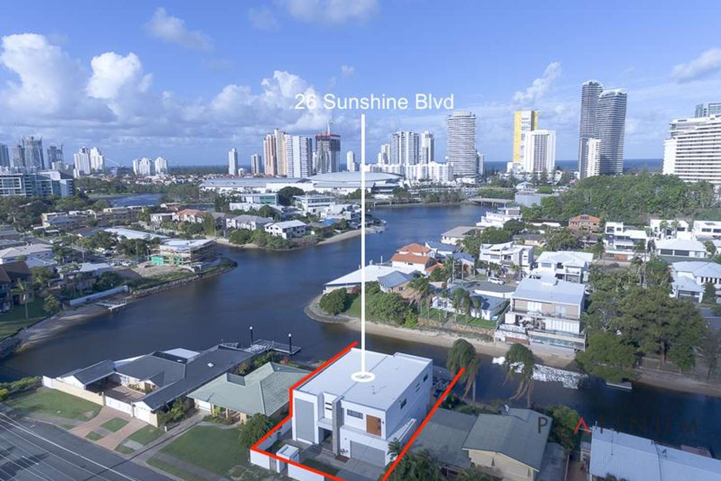 Main view of Homely house listing, 26 Sunshine Boulevard, Broadbeach Waters QLD 4218