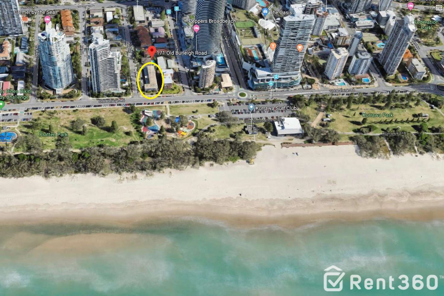 Main view of Homely unit listing, 171 Old Burleigh Road, Broadbeach QLD 4218