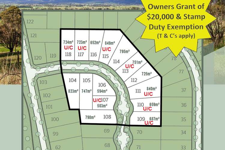 Main view of Homely residentialLand listing, LOT 104 The Ridge, Yinnar VIC 3869