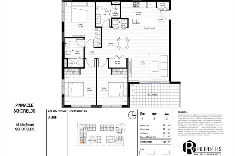 Main view of Homely apartment listing, A 209/48 Isla Street, Schofields NSW 2762