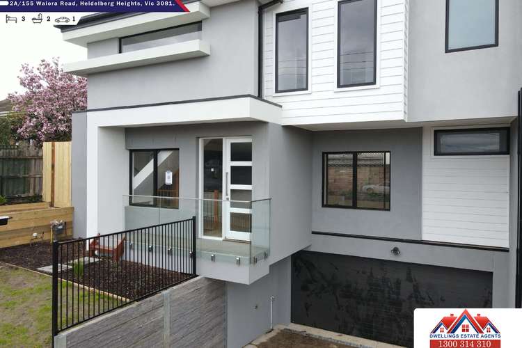 Third view of Homely townhouse listing, 2a/155 Waiora Road, Heidelberg Heights VIC 3081