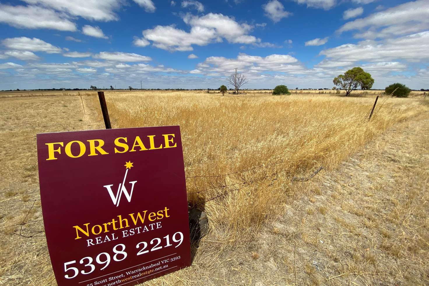 Main view of Homely residentialLand listing, 77 Leahy Street, Nhill VIC 3418