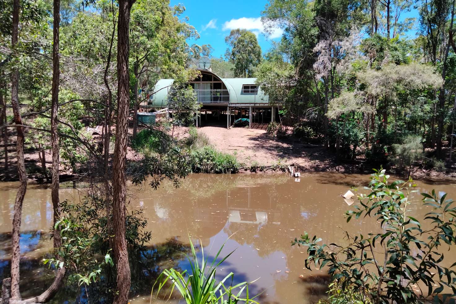 Main view of Homely acreageSemiRural listing, 116 HILLS RD, Maroondan QLD 4671