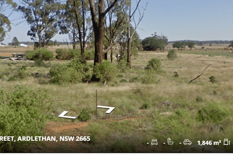 Main view of Homely residentialLand listing, 0 MCMILLAN STREET, Ardlethan NSW 2665
