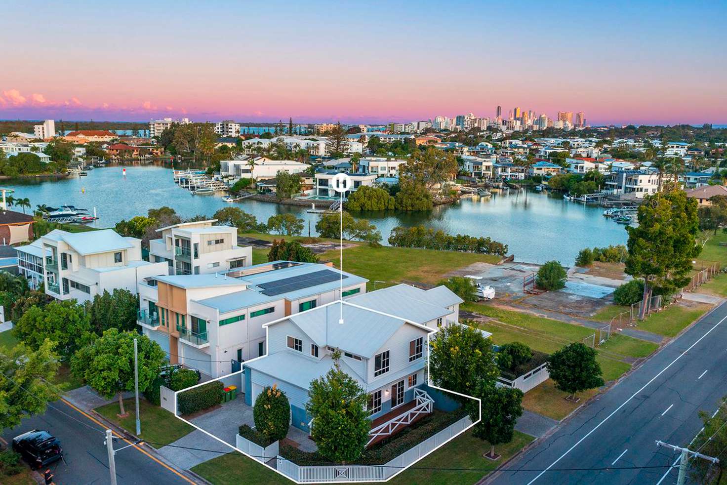 Main view of Homely semiDetached listing, 77A Stradbroke Street, Runaway Bay QLD 4216