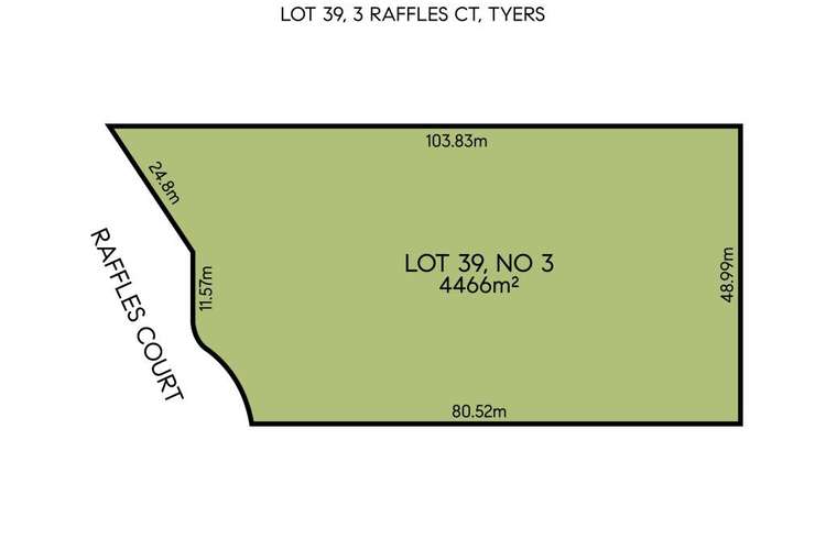 Second view of Homely residentialLand listing, 3 (Lot 39) Raffles Court, Tyers VIC 3844