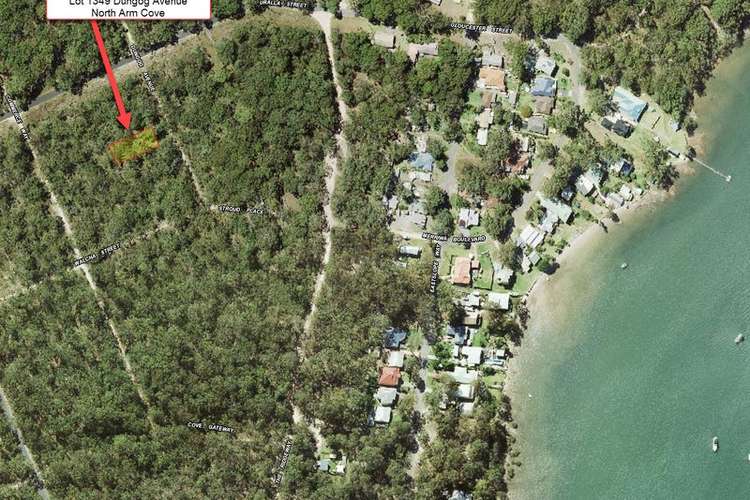 Main view of Homely residentialLand listing, Lot 1349 Dungog Avenue, North Arm Cove NSW 2324