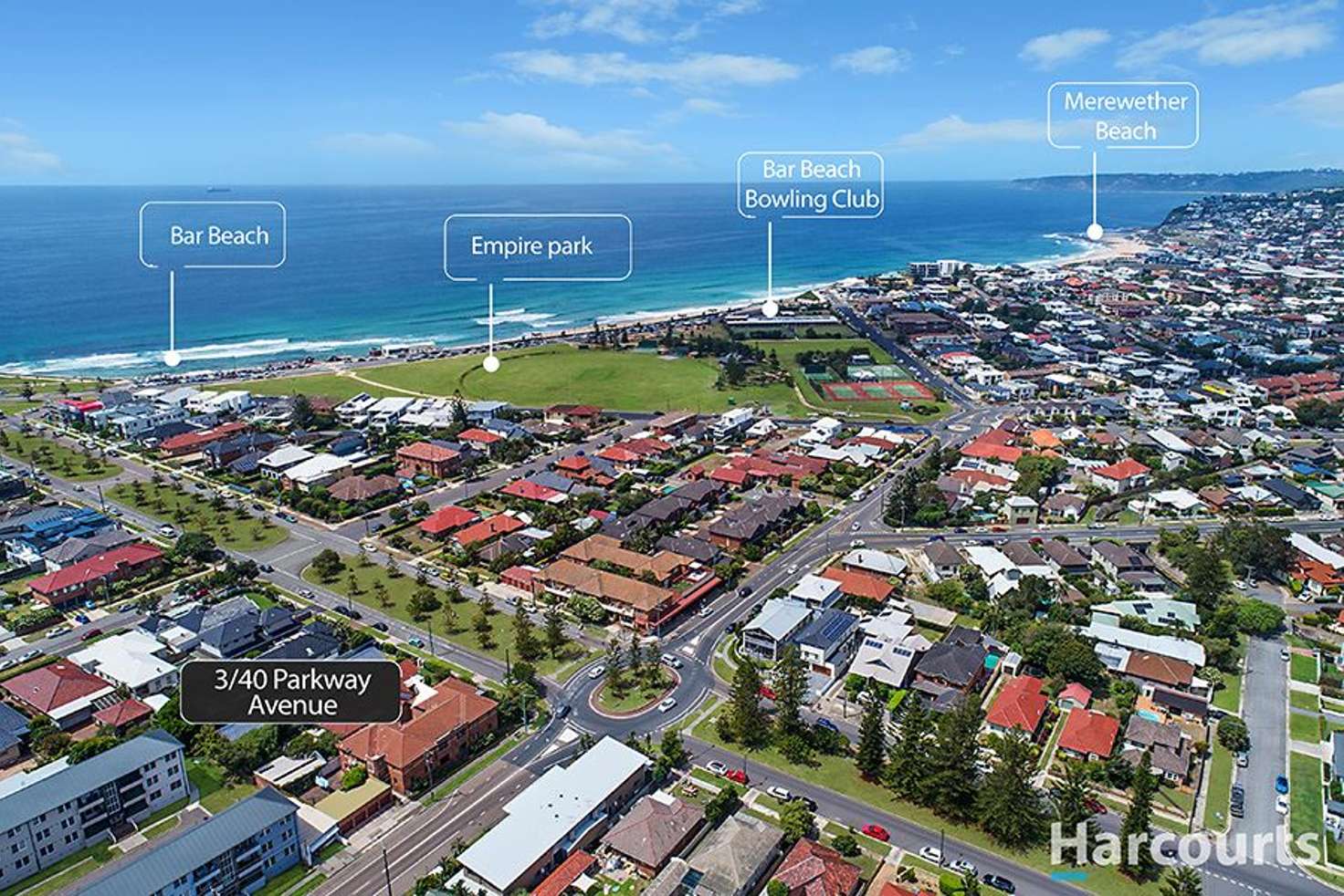 Main view of Homely unit listing, 3/40 Parkway Avenue, Bar Beach NSW 2300