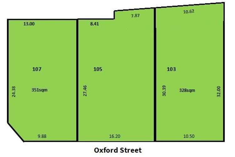 Main view of Homely residentialLand listing, 103 Oxford Street, Hillcrest SA 5086