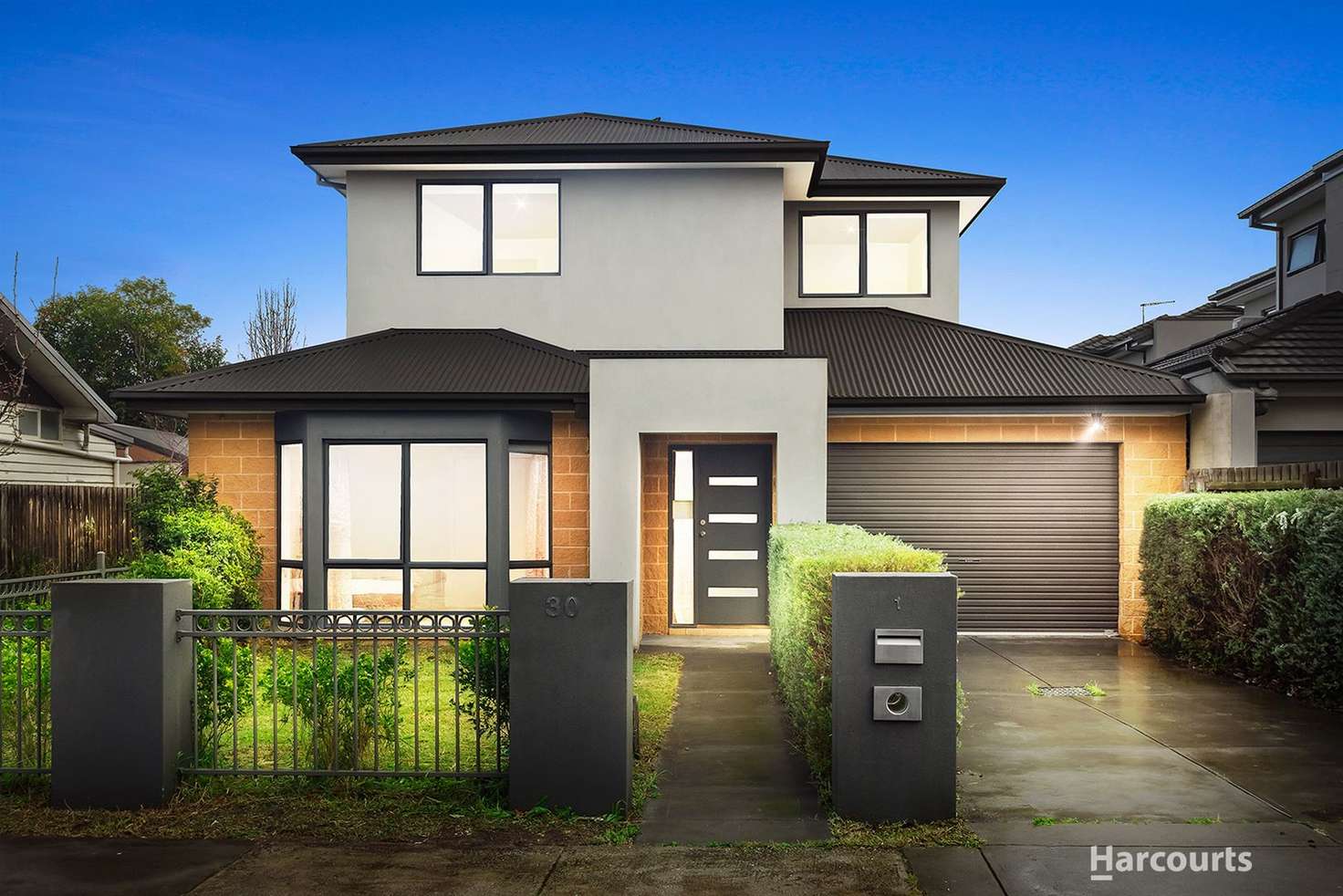 Main view of Homely townhouse listing, 1/30 First Street, Clayton South VIC 3169