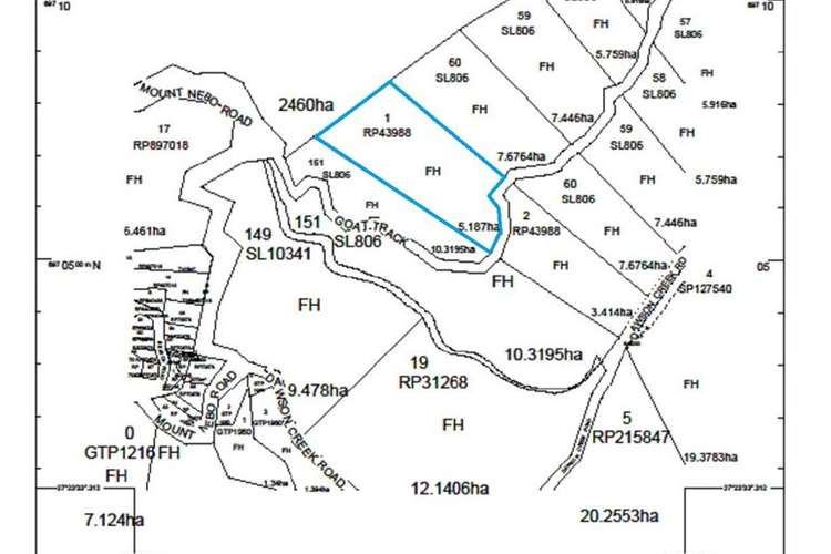 Third view of Homely acreageSemiRural listing, Lot One Goat Track, Highvale QLD 4520