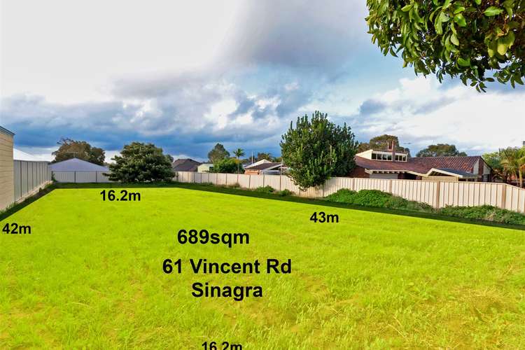 Third view of Homely residentialLand listing, 61 Vincent Road, Sinagra WA 6065
