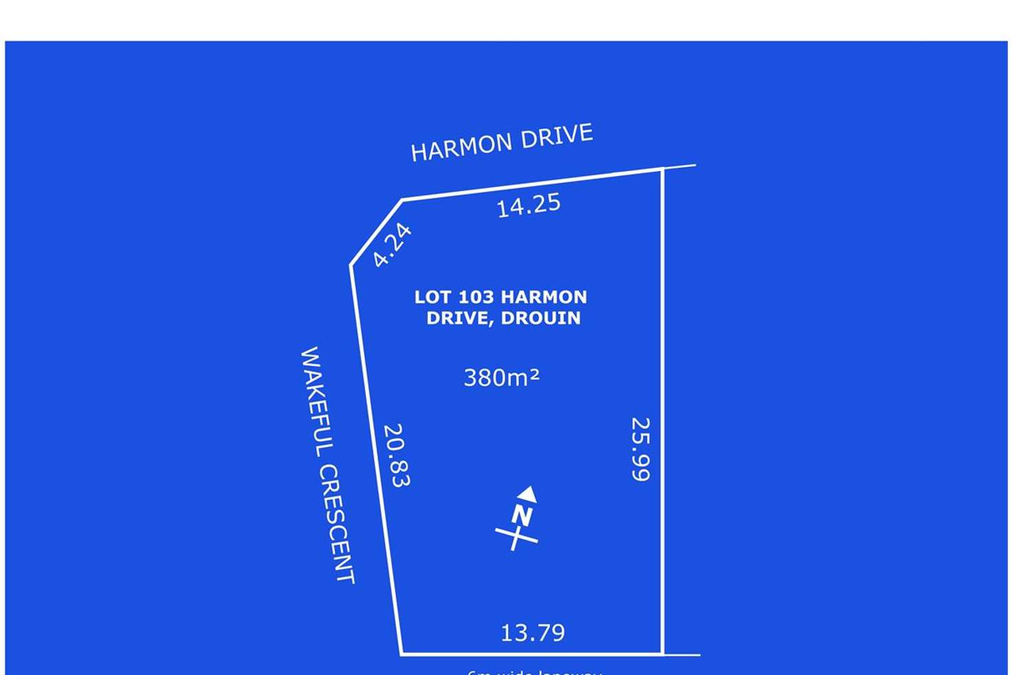 Main view of Homely residentialLand listing, Lot 103 Harmon Drive, Drouin VIC 3818