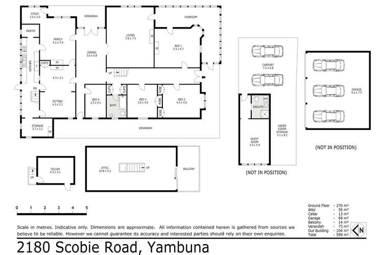 Fifth view of Homely ruralOther listing, 2180 Scobie Rd, Yambuna VIC 3621
