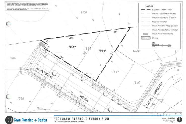 Second view of Homely residentialLand listing, Pro Lot 2, LOT Lot 2, Lot 1839 Barquentine Avenue, Jindalee WA 6036